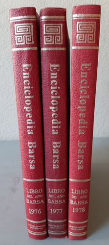 Libros Enciclopedia Barsa 1976,1977 Y 1978 ( Lote De 3 )