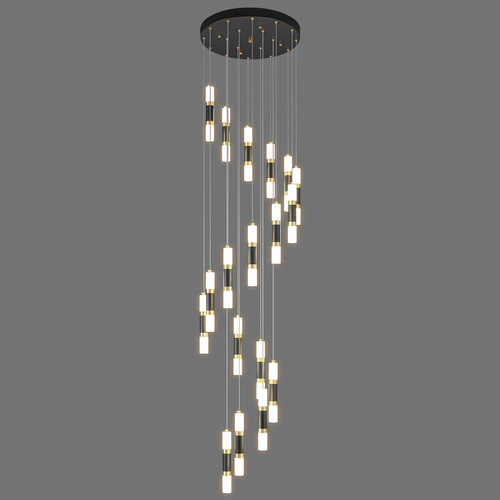 Liangmh Lámpara Colgante De Techo Moderna De 18 Luces Led