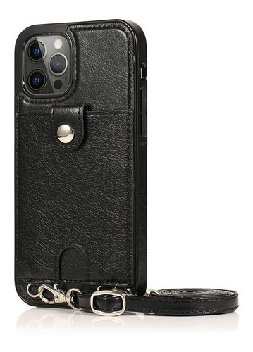 Funda Para iPhone Carcasa Celular Cuero Case Con Tipo Bolso