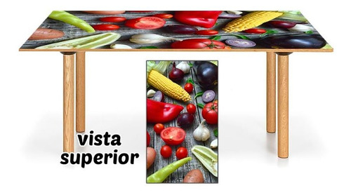 Vinilo Para Heladera Verduras Verduleria Vitamina M4