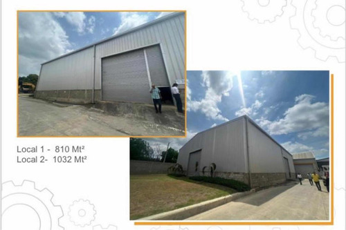 Nave Industrial 812m2 Y 1,032 M2 En Los Salados Doble Altura