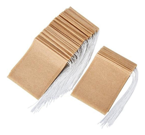 Bolsa De Filtro De Té Desechable De Papel, 300 Unidades, Con