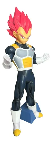 Figura Vegeta Fase Dios Rojo 14 Cm - Dragon Ball