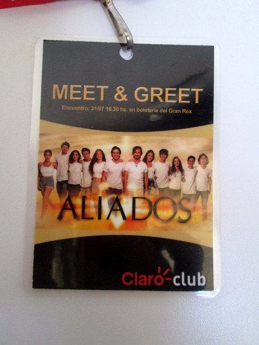 Credencial Acreditacion Aliados Meet And Greet Boedo Capital