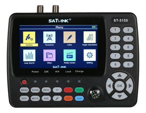 Buscador De Señal Satelital Digital Portátil 4.3  Tft Lcd