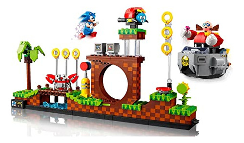 Kit De Construcción Lego Sonic Green Hill Zone Con 1.125 Pie