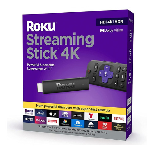 Roku Streaming Stick 4k 2021 Control De Voz