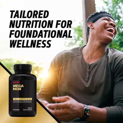 Mega Men Multivitaminico Gnc 180 Caplets 2un