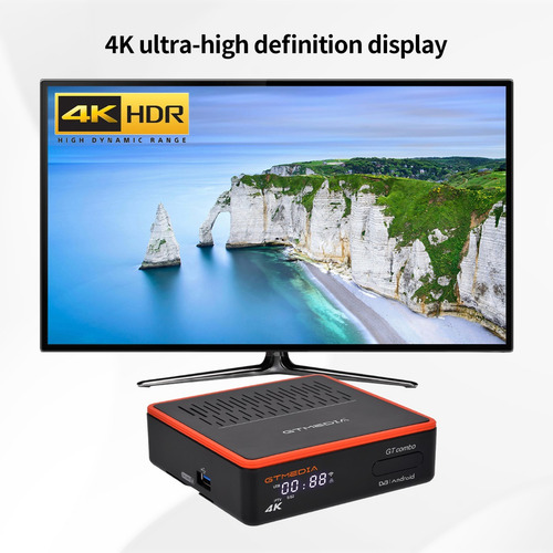 Caja De Tv Android Híbrida Con Soporte Multiseñal