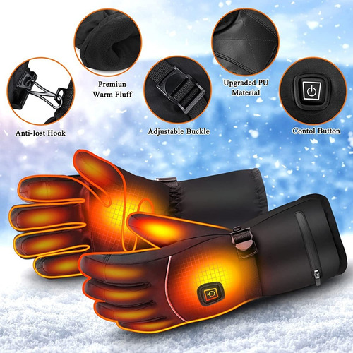 Guantes Calefactables A Batería De Litio Invierno Moto