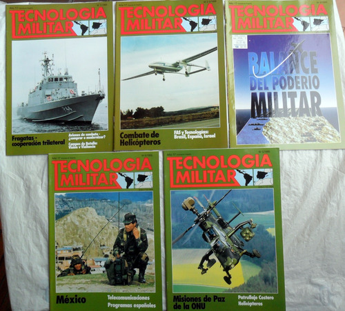 Tecnología Militar 1995 Lote X 5 Revistas