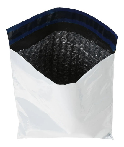 Imagem 3 de 7 de Envelope Segurança Branco Bolha 19x25 50uni Pacote Correios