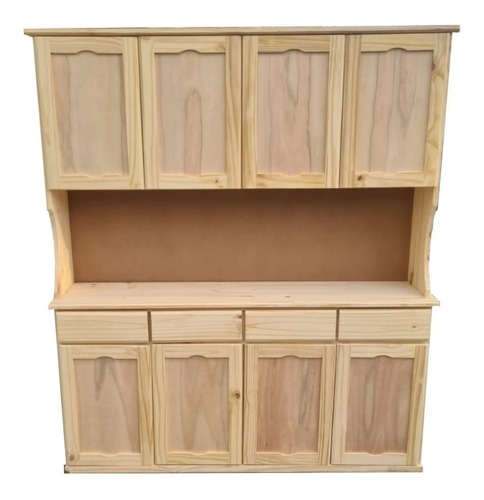 Alacena De Madera Cocina Muebles 8 Puertas