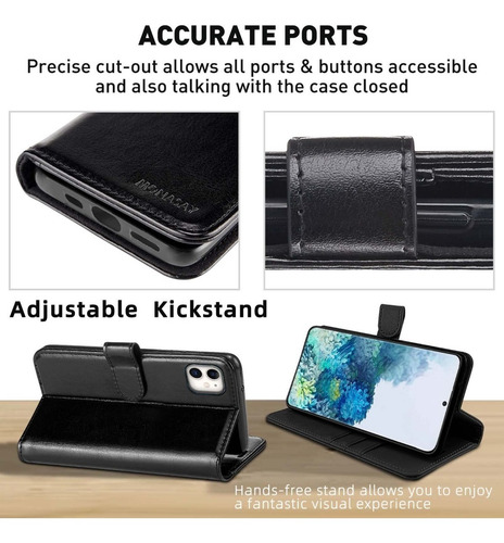 Funda Protectora De Pantalla Para iPhone Negro