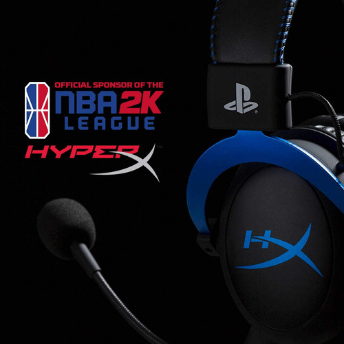 Auriculares Hyperx Playstation + Cómodos, Negros