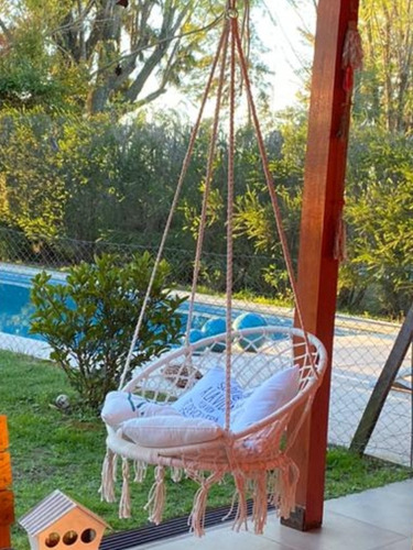 Imagen 2 de 11 de Hamaca Sillon Columpio Macrame