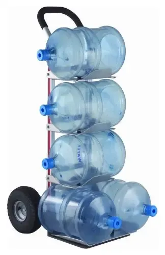 Magline HBK128HM4 Carrello Portabottiglie In Alluminio – Ruote Pneumatiche, Capacità 227 Kg, 140 Cm
