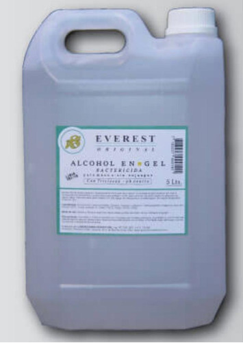 Bidon Alcohol En Gel  5 Litros Premium Everest Jmc