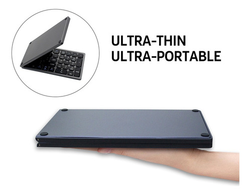 Ts Teclado Inalámbrico Plegable Bt Teclado Portátil Tamaño