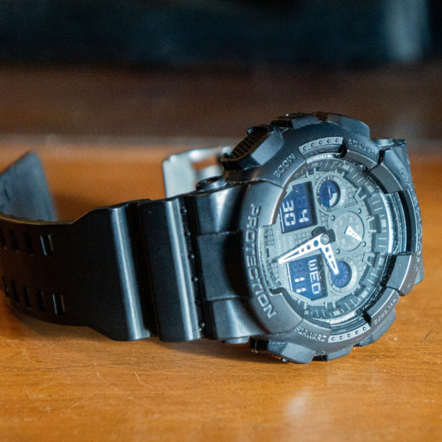 Casio G-shock Ga100 1a1dr - All Black - Frete Grátis