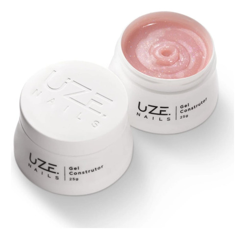 Gel Construtor Unhas Uze Nails Designer Luminous Star Nude