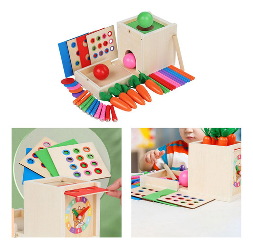 Caja De Permanencia De Objetos Montessori Juguetes Para