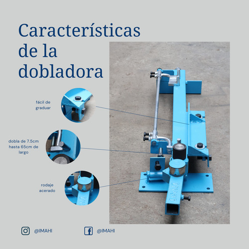 Dobladora Manual Imahi La Baby Para Tubos 1/4 A 3/8