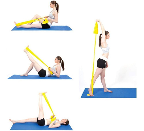Banda Elastica Tiraband Larga Fitness Tensiones Camihot Gym