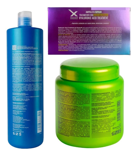 Kuul Kit Reconstructor, Shampoo Cleasing Y 12 Ampolletas
