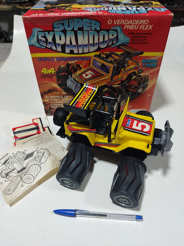 Brinquedo Antigo Jeep Super Expandor Glasslite (Usado)