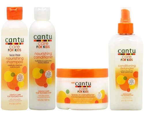 Kit Cantú Para Niños, Para Cabello Rizado