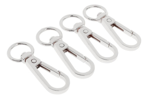 2 Corchetes De Langosta 12mm Plata