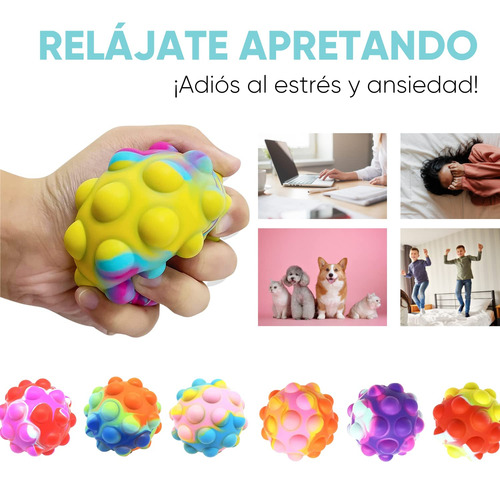 Paquete De 4 Bolas Antiestrés De Silicona, Juguetes