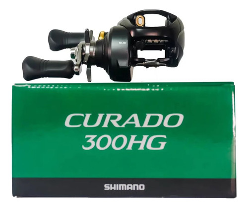 Carretilha Shimano Curado K 300 Hg 6.6:1 Drag 18lb 6 Rol Dir
