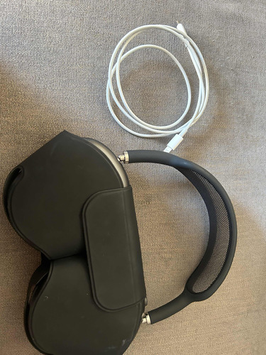 AirPods Max Negros Con Cable Casi Nuevos