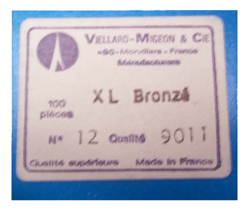 Anzuelos Vmc 9011 Xl Bronze Paleta Para Cornalito X 100