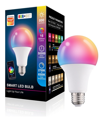 Bombilla inteligente Bluetooth E27 Rgb+ Smart Life Tuya Light Color RGB 110 V/220 V