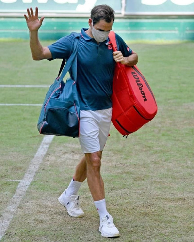 Camiseta Uniqlo Roger Federer Rf 2021 French Open Halle Dry