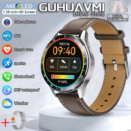 Relógio Smart Digital X10 Masculino / Feminino + Fone S/fio