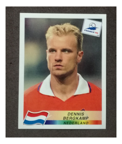 Dennis Bergkamp Lamina Album Mundial 1998 Panini