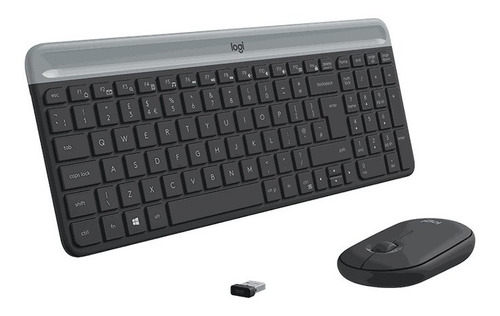 Kit Inalambrico Logitech Mk470 Slim | Teclado + Mouse Usb Sp