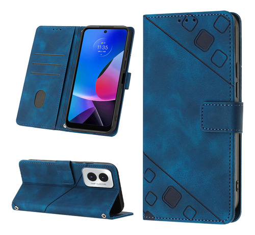 Funda Tipo Cartera Con Tapa For Moto G Play 4g 2024