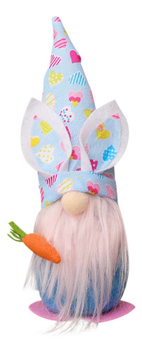 Muñeca De Pascua Q New Standing, Colorida, Con Orejas De Con