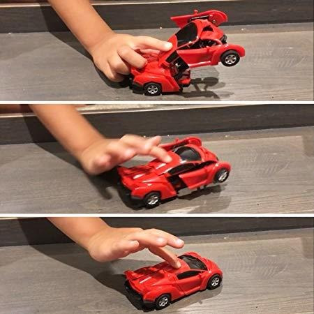Xhaiz Robot Rescue Bots,robot Pull Back Car Toy Fo