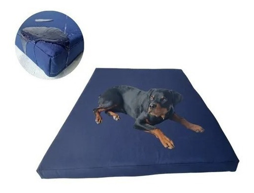 Cama Para Perro Grande Impermeable 100x90x10cm  Resistente