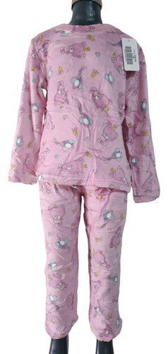 Conjunto Pijama Polar Niña Calientita Afelpada De 2 Píezas