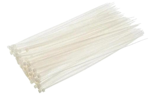 Cintas Plásticas Abraçadeira Nylon Enforca Gato 3,6x250m Cor Branco