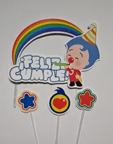 Comprar Adorno De Torta Cake Topper Oferta Listo Para Retirar-enviar Rojo Plim Plim