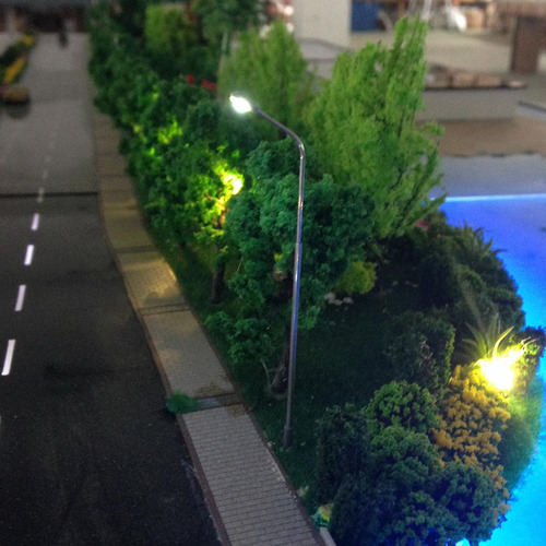 Yh 10 Peças De Poste De Iluminação Para Trem Ferroviário
