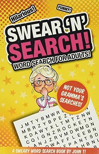 Book : Swear N Search Word Search For Adults - Not Your...